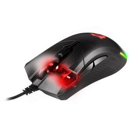 Мышь MSI Clutch GM50 USB2.0/TPE-кабель 2м/Вес 87г./RGB подсветка/Черный