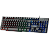 Клавиатура проводная игровая Defender Mayhem GK-360DL, ENG/RUS, USB, RGB подсветка, НОВИНКА! Отличная механическая раскладка без выкрутасов (гибрид ANSI+JIS): - длинный левый Shift и длинный BackSpace, двухэтажный Enter; - стандартные размеры и позиции ос