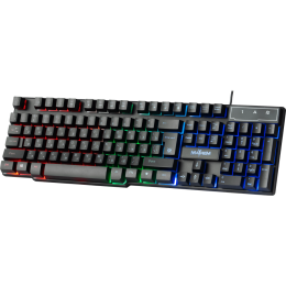 Клавиатура проводная игровая Defender Mayhem GK-360DL, ENG/RUS, USB, RGB подсветка, НОВИНКА! Отличная механическая раскладка без выкрутасов (гибрид ANSI+JIS): - длинный левый Shift и длинный BackSpace, двухэтажный Enter; - стандартные размеры и позиции ос