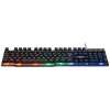 Клавиатура проводная игровая Defender Mayhem GK-360DL, ENG/RUS, USB, RGB подсветка, НОВИНКА! Отличная механическая раскладка без выкрутасов (гибрид ANSI+JIS): - длинный левый Shift и длинный BackSpace, двухэтажный Enter; - стандартные размеры и позиции ос