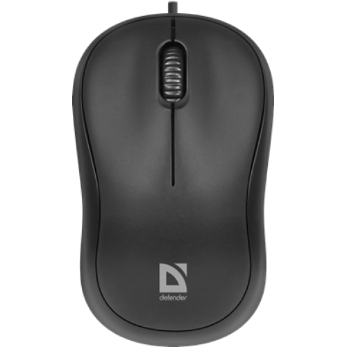 Мышь проводная Defender Patch MS-759 (Черный), USB 2кн, 1кл-кн, коробочка, НОВИНКА!