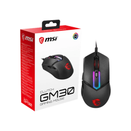Мышь MSI Clutch GM30 Black GAMING Mouse USB2.0/кабель 2м/Вес 98г./Черный