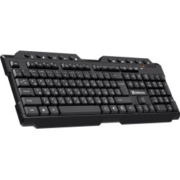 Клавиатура беспроводная Defender Element HB-195 USB (Черный), USB, ENG/RUS,стандарт