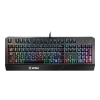 Игровая Клавиатура MSI Vigor GK20 RU, 108 клавиш, RGB SHOW, кабель 1,8м, USB2.0. Эргономичные колпачки для клавиш. Эффект радужной подсветки. "Горячие" клавиши для быстрого управления (Мультимедиа/Яркость). Водостойкая конструкция клавиатуры. Резиновые н
