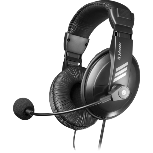 Наушники с микрофоном Defender Gryphon HN-750 Black Регулят. громк., 2м кабель. с превосходным звучанием и длинным шнуром! Работаете ли Вы за компьютером, смотрите кино или играете в игры – двухметрового шнура Вам всегда будет достаточно. Кроме того, эрго