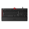 Механическая Игровая Клавиатура AOC AGON AGK700, 108 программируемых клавиш, переключатель CHERRY MX RED (50млн. нажатий), RGB синхронизация, кабель в оплетке 1,8м USB2.0, Магнитная кожаная подставка под запястье, регулятор громкости, USB-порт в клавиат