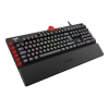 Механическая Игровая Клавиатура AOC AGON AGK700, 108 программируемых клавиш, переключатель CHERRY MX RED (50млн. нажатий), RGB синхронизация, кабель в оплетке 1,8м USB2.0, Магнитная кожаная подставка под запястье, регулятор громкости, USB-порт в клавиат