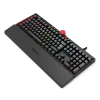 Механическая Игровая Клавиатура AOC AGON AGK700, 108 программируемых клавиш, переключатель CHERRY MX RED (50млн. нажатий), RGB синхронизация, кабель в оплетке 1,8м USB2.0, Магнитная кожаная подставка под запястье, регулятор громкости, USB-порт в клавиат