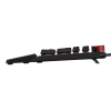 Механическая Игровая Клавиатура AOC AGON AGK700, 108 программируемых клавиш, переключатель CHERRY MX RED (50млн. нажатий), RGB синхронизация, кабель в оплетке 1,8м USB2.0, Магнитная кожаная подставка под запястье, регулятор громкости, USB-порт в клавиат