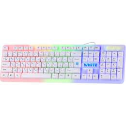 Клавиатура Defender White GK-172 (Белый), проводная, USB, ENG/RU, стандарт