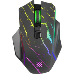 Мышь беспроводная игровая Defender Uran GM-503, RGB, 7 кнопок, 3200 dpi