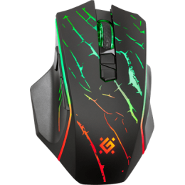 Мышь беспроводная игровая Defender Uran GM-503, RGB, 7 кнопок, 3200 dpi