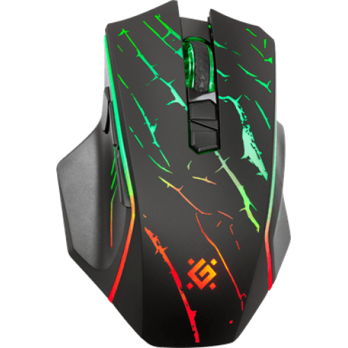 Мышь беспроводная игровая Defender Uran GM-503, RGB, 7 кнопок, 3200 dpi