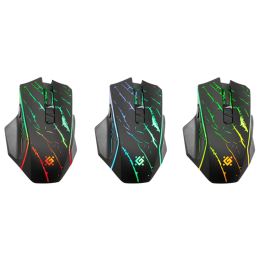 Мышь беспроводная игровая Defender Uran GM-503, RGB, 7 кнопок, 3200 dpi