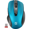 Мышь беспроводная Defender Prime MB-053 бирюзовый, 6 кнопок, 800/1200/1600 dpi