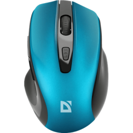 Мышь беспроводная Defender Prime MB-053 бирюзовый, 6 кнопок, 800/1200/1600 dpi