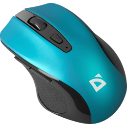 Мышь беспроводная Defender Prime MB-053 бирюзовый, 6 кнопок, 800/1200/1600 dpi