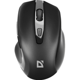 Мышь беспроводная Defender Prime MB-053 черный, 6 кнопок, 800/1200/1600 dpi