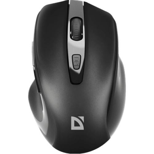 Мышь беспроводная Defender Prime MB-053 черный, 6 кнопок, 800/1200/1600 dpi