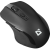 Мышь беспроводная Defender Prime MB-053 черный, 6 кнопок, 800/1200/1600 dpi