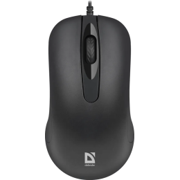 Мышь проводная Defender Classic MB-230 (Черный), USB 4кн, 1кл-кн, 1000-1200 dpi, НОВИНКА!
