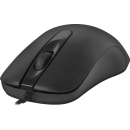 Мышь проводная Defender Classic MB-230 (Черный), USB 4кн, 1кл-кн, 1000-1200 dpi, НОВИНКА!