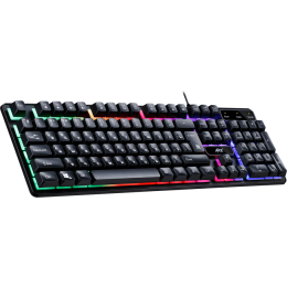 Клавиатура проводная игровая Defender Arx GK-196L, ENG/RUS, USB, радужная подсветка, НОВИНКА!