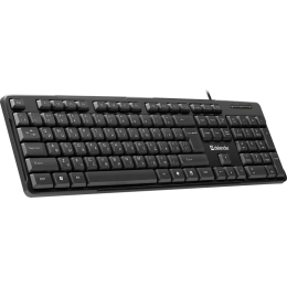 Клавиатура проводная Defender Next HB-440 (Черный), USB, ENG/RUS, стандарт