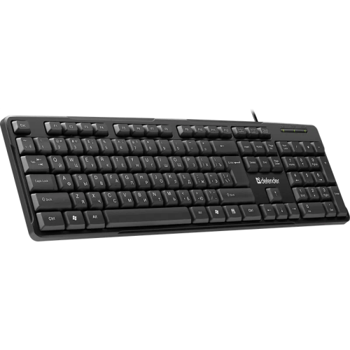 Клавиатура проводная Defender Next HB-440 (Черный), USB, ENG/RUS, стандарт