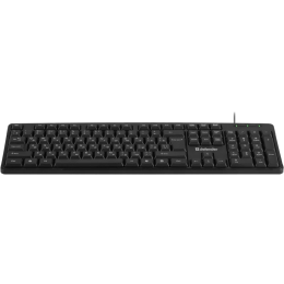 Клавиатура проводная Defender Next HB-440 (Черный), USB, ENG/RUS, стандарт