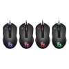 Мышь проводная игровая оптическая Defender Sky Dragon GM-090L (черный),USB, 6 кн. + колесо, 800-3200. Редактор макросов. Эмуляция клавиш клавиатуры. 4 режима разрешения мыши. Широкое прорезиненное колесо прокрутки шириной 8 мм с подсветкой, Высокопрочный