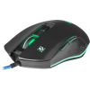 Мышь проводная игровая оптическая Defender Sky Dragon GM-090L (черный),USB, 6 кн. + колесо, 800-3200. Редактор макросов. Эмуляция клавиш клавиатуры. 4 режима разрешения мыши. Широкое прорезиненное колесо прокрутки шириной 8 мм с подсветкой, Высокопрочный