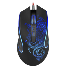 Мышь проводная игровая оптическая Defender Venom GM-640L (черный),USB, 8 кнопок, 800-3200 dpi, НОВИНКА !