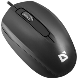 Мышь Defender Alpha MB-507, черный, 2 + колесо-кнопка, 1000 dpi