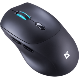 Беспроводная Мышь Defender Effect X MS-095	Разрешение 800/1200/1600 DPI, 5 + колесо-кнопка, Черная