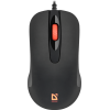 Мышь проводная Defender Ultra Classic MB-280 7цветов,4кнопки,1000dpi,черный, НОВИНКА!
