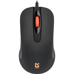 Мышь проводная Defender Ultra Classic MB-280 7цветов,4кнопки,1000dpi,черный, НОВИНКА!
