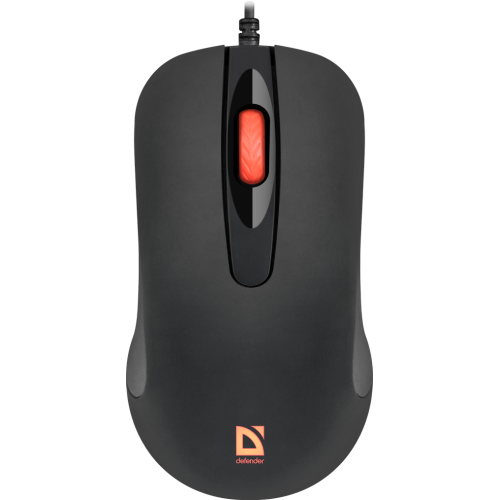 Мышь проводная Defender Ultra Classic MB-280 7цветов,4кнопки,1000dpi,черный, НОВИНКА!
