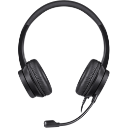 Наушники с микрофоном Defender Tune 150, черный, проводные, закрытые, накладные, регулятор громкости, кабель 1.8 метров
