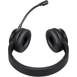 Наушники с микрофоном Defender Tune 150, черный, проводные, закрытые, накладные, регулятор громкости, кабель 1.8 метров