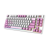 Игровая Клавиатура MSI FORGE GK600 TKL W VIOLET RU, Механическая/WIFI/BT/USB2.0/RGB/83кл./1.8м