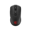 Мышь MSI VERSA 300 WIRELESS / RGB / 2.4 GHz W / Bluetooth 5.3 / USB 2.0 / 6 кн. / 60 гр. / PixArt PAW3104DB / DPI 400 - 8000 / Черный