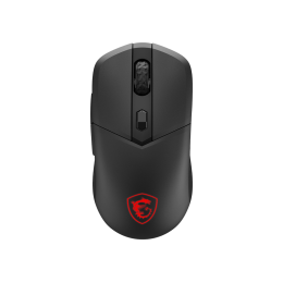 Мышь MSI VERSA 300 WIRELESS / RGB / 2.4 GHz W / Bluetooth 5.3 / USB 2.0 / 6 кн. / 60 гр. / PixArt PAW3104DB / DPI 400 - 8000 / Черный
