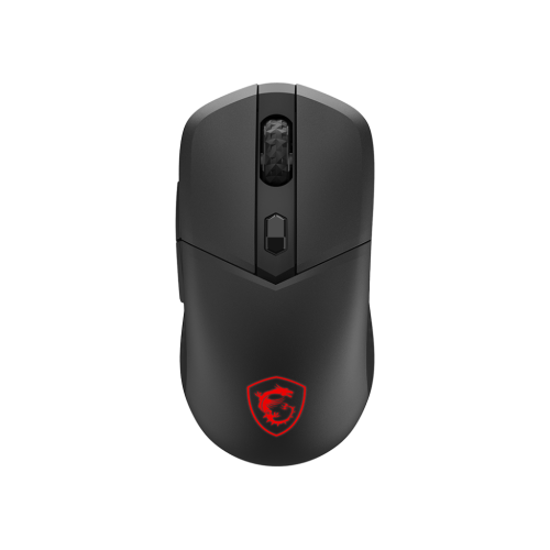Мышь MSI VERSA 300 WIRELESS / RGB / 2.4 GHz W / Bluetooth 5.3 / USB 2.0 / 6 кн. / 60 гр. / PixArt PAW3104DB / DPI 400 - 8000 / Черный