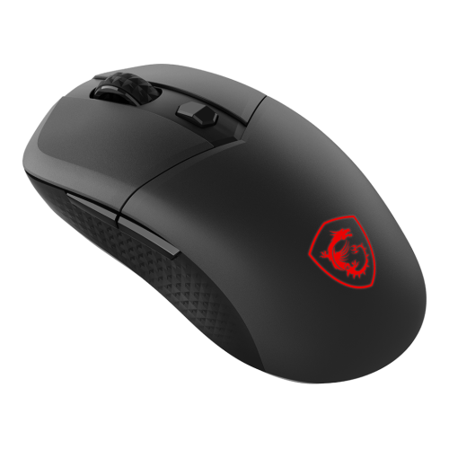 Мышь MSI VERSA 300 WIRELESS / RGB / 2.4 GHz W / Bluetooth 5.3 / USB 2.0 / 6 кн. / 60 гр. / PixArt PAW3104DB / DPI 400 - 8000 / Черный