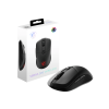 Мышь MSI VERSA 300 WIRELESS / RGB / 2.4 GHz W / Bluetooth 5.3 / USB 2.0 / 6 кн. / 60 гр. / PixArt PAW3104DB / DPI 400 - 8000 / Черный