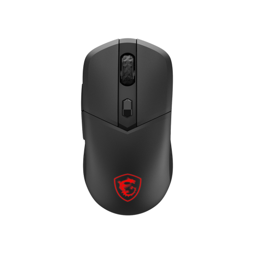Мышь MSI VERSA 300 ELITE WIRELESS / RGB / 2.4 GHz W / Bluetooth 5.3 / USB 2.0 / 6 кн. / 65 гр. / DPI 400-6400 / PixArt PAW3395DM Optical Sensor / Черный