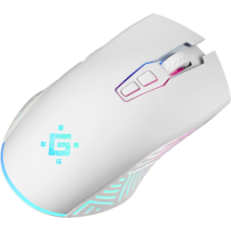 Мышь Defender Pandora GM-502, белый, 6 + колесо-кнопка, 1200/2400/3200 dpi