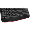 Клавиатура USB Defender Atom HB-546 (Черный), проводная, USB, ENG/RU, подставка под запястье, стандарт