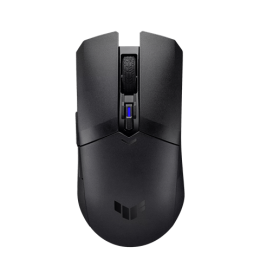 Мышь ASUS TUF GAMING M4 WL беспроводная, 6 клавиш 12000dpi Black 90MP02F0-BMUA00
